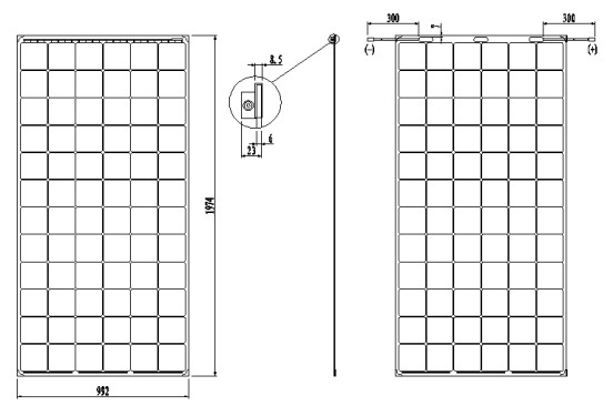 Monocrystalline Solar PV Module 380 Watt 19.40% Efficiency TUV Certificated