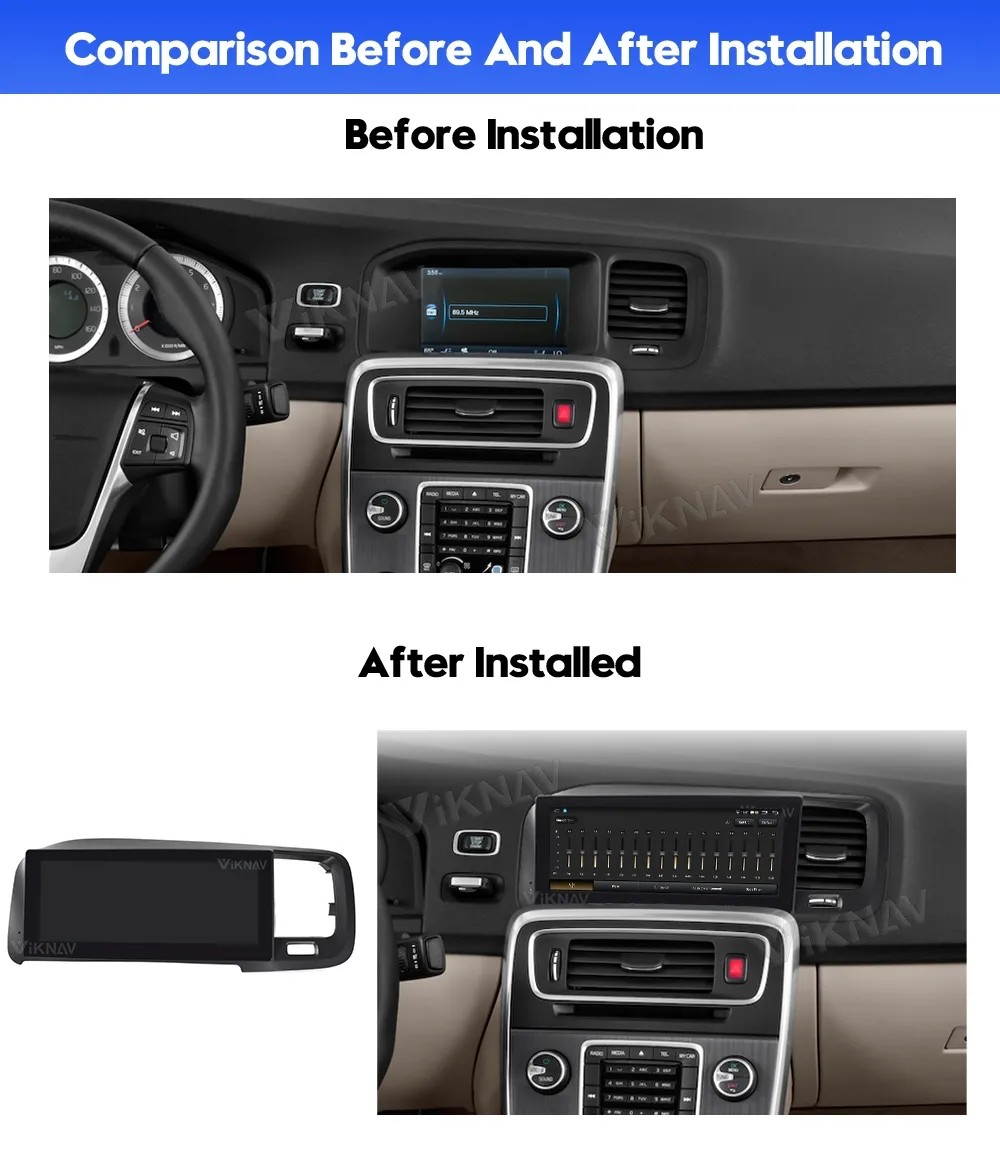 For 2011-2014 Volvo S60 8.8 Inch Android Touch Screen Stereo Navigation GPS Multimedia Player Wireless Carplay 4G