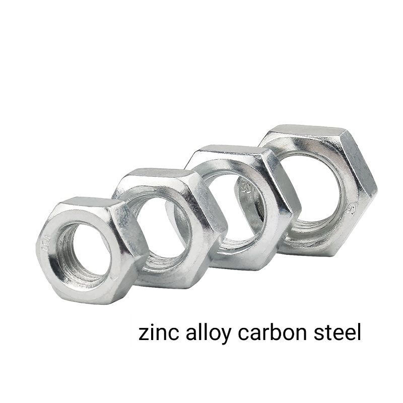 M10 Hexagon Nut Din 934 , M3 Internal Coarse Seal Brass Stainless steel Hex Nut