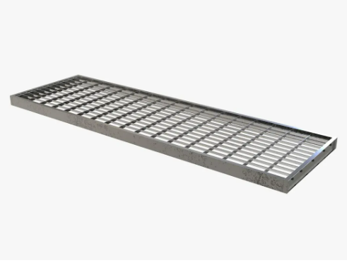 Hot DIP Galvanized Steel Stair Treads with High Strength Bearing Bar Specifications for Durable Anti-Slip Performance