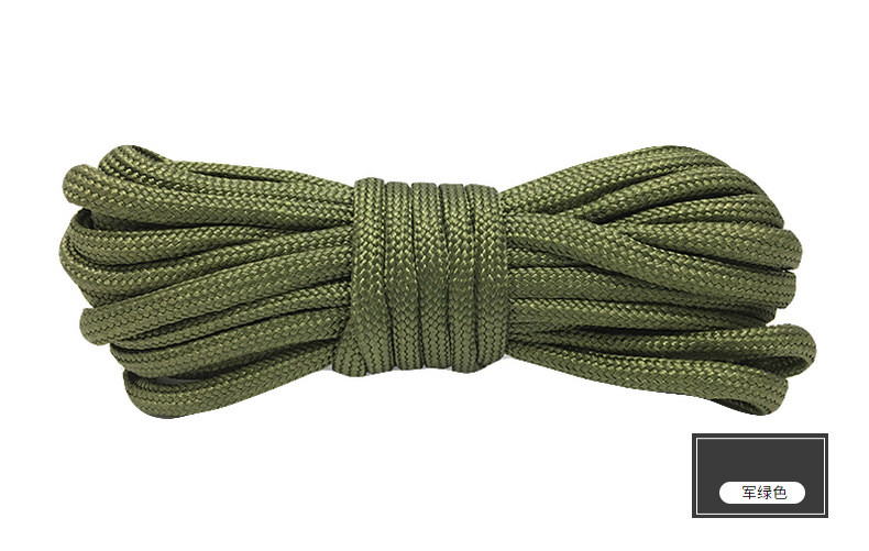 Colorful Orange Nylon Rope ISO9001 Double Braided Polyester Rope