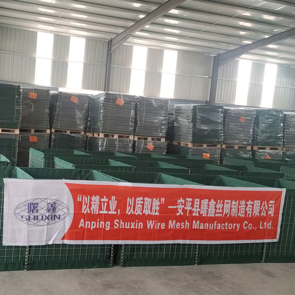 Safety Steel Protection Mesh Gabion Box Defensive Barrier Galvanized Gabion Sand Filling Wall