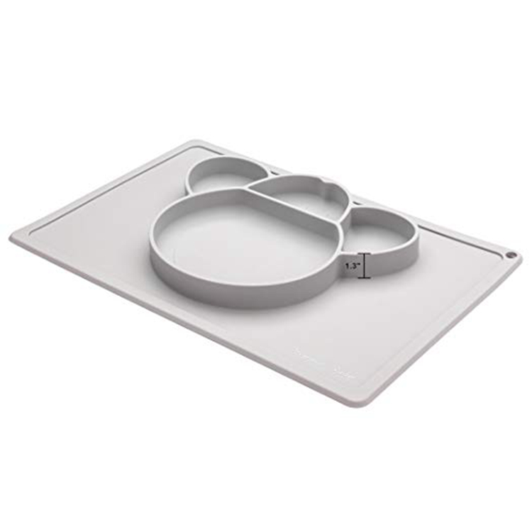 Children Silicone Placemat Baby Feeding Mat Plate Fancy Food Grade Baby Mat Baby Easy Feeding Tool