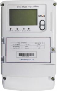 China Prepaid Wireless Smart Meters Card Type 3X240V Kilowatt Hour Meter 3 Phase wholesale