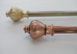 China Classical Style Window 1 Inch Plastic Curtain Rod Finials wholesale