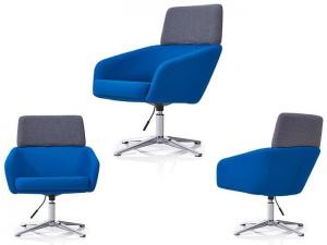 China Upholstered Swivel Workspace Lounge Chair For Office OEM wholesale