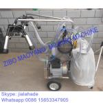 For EU market,Vacuum Pump Typed Double Buckets Mobile Milking Machine,good price
