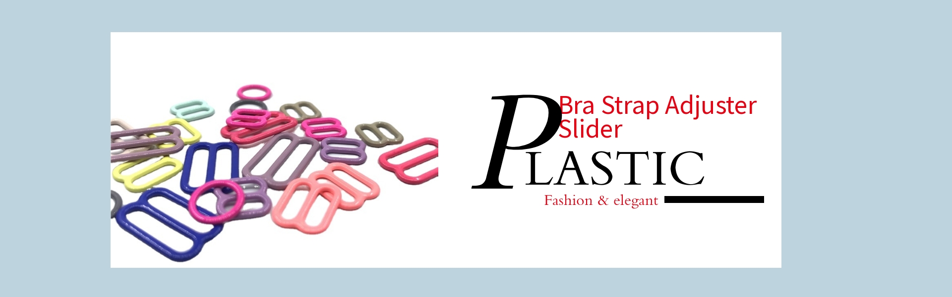 Plastic Bra Strap Adjuster Slider