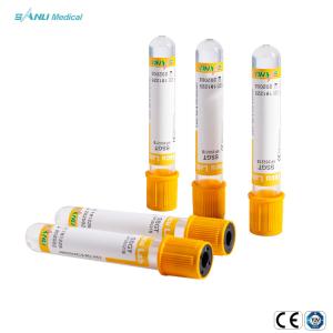 China Gel Clot Additive SSGT Glass Vacuum Blood Collection Tube Disposable 5-9ml wholesale