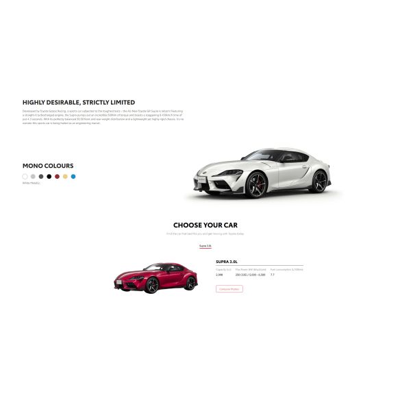 Toyota Supra RZ 1 OnaEido Bumper VOLK19AW Carbon F Lip GR Trunk Spoiler JBL Digital Inner Mirror HDD Navigation Full Seg TV B Monitor PW Seat Seat