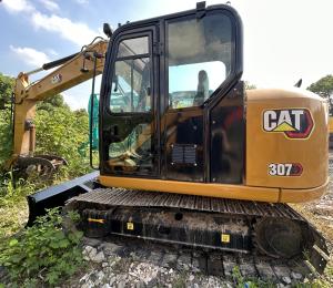 China CAT307E Used CAT Excavators 0.33m3 Bucket 7240mm Height wholesale
