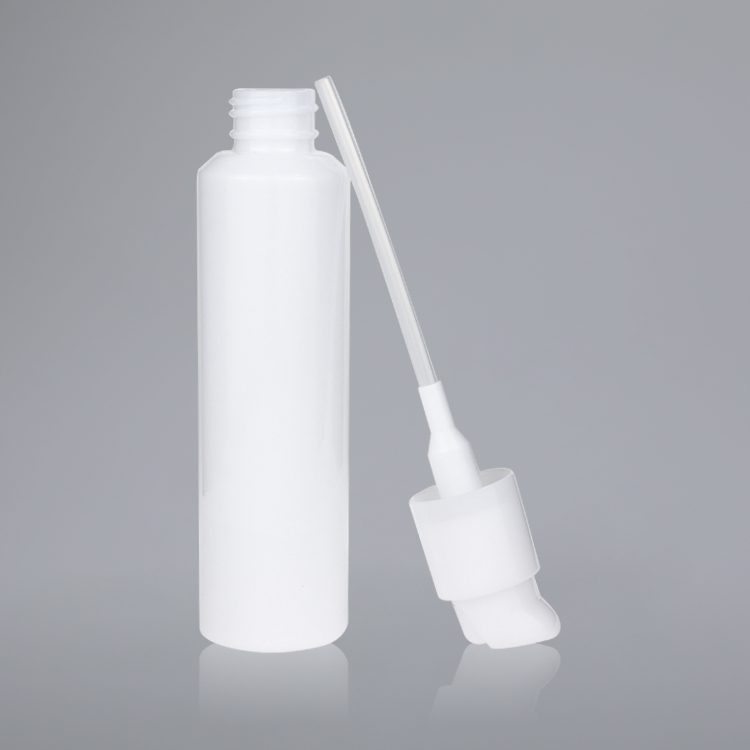 30ml 50ml 100ml Opal Glass Bottle Refillable Ceramic Pump Bottle