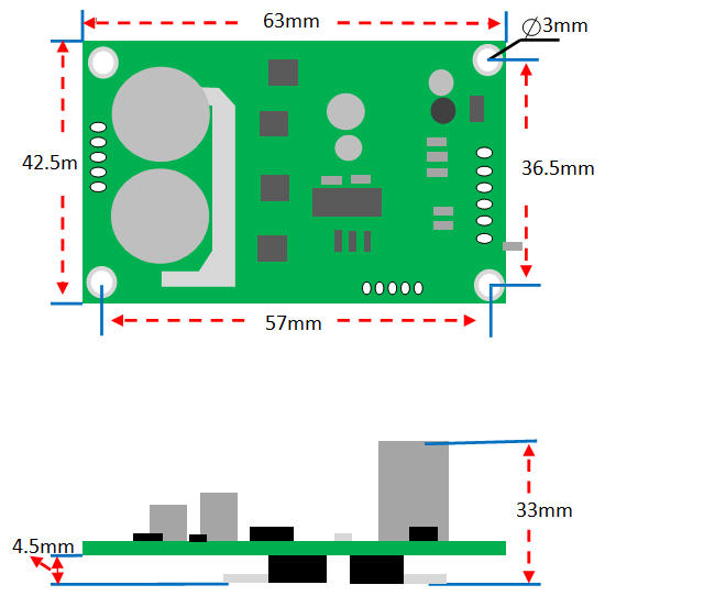 JYQD-V7.5E Motor Drive Board High Power Control Board with Hall Motor Drive Motor Control