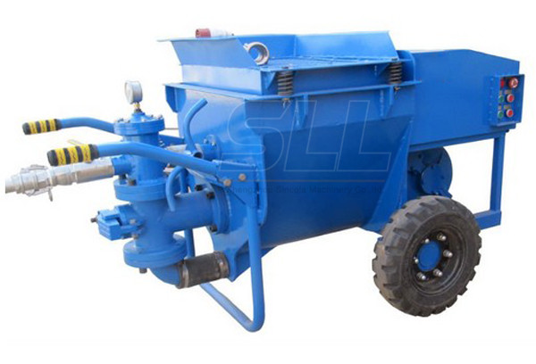 Submersible Mortar Mixer Pump Machine , 50L/ Min Output Mortar Grout Pump