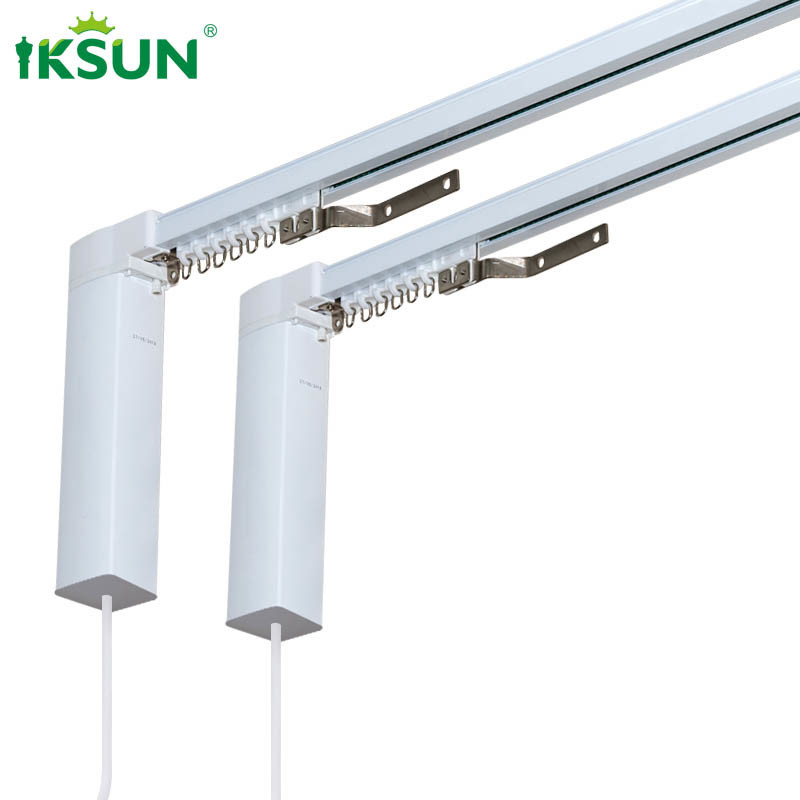 China 22ft Aluminium Alloy Motorized Curtain Track Electrophoresis Treatment wholesale