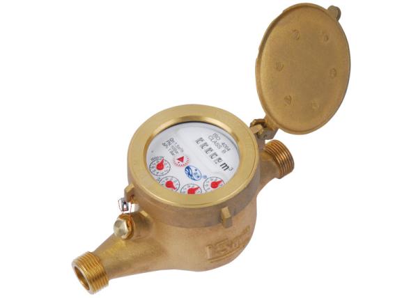 Multi Jet Industrial Water Meters , Dry Dial 15MM Cold Water Meter, LXSG-15E