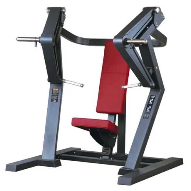 Steel Fitness Equipment Strength Training Plate Loaded Chest Press Machine for Gym Bodybuilding Shoulder and Arms Workout