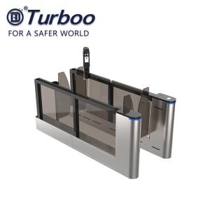 China 600mm Width Facial Recognition Swing Barrier Turnstile RS485 wholesale