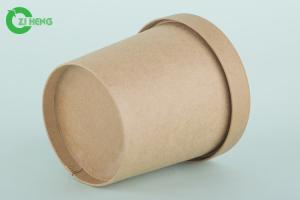 China Leak Proof Kraft Paper To Go Cups For Church Top 90mm Bottom 73mm High 86mm wholesale