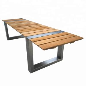 China Sunprotection L180cm W40cm H74cm Cast Iron And Wood Garden Bench wholesale