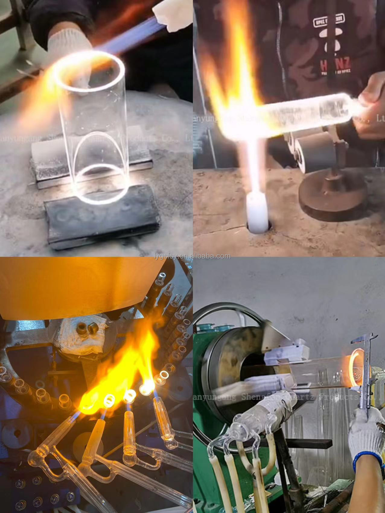 Customized High Quality Clear Quartz Glass Tube With Large Size Diameter Silica Glass