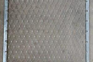 China Black 30*30mm Aviary Mesh Netting Stainless Steel 2.0mm Cable Wire on sale