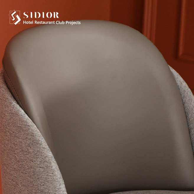 Restaurant & Hotel Dinning Chair, Lobby Chair, Canteen Chair, PU Leather Chair, Stainless Steel Legs