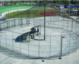 China Green Outdoor Barrier Netting For Stadium Protection PE Knotted Feature wholesale