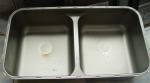 ISO9001 Kitchen Sink Mould One Piece SS Double Bowl Sink