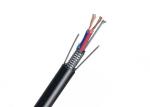 Mobile Networks 6 Core3.0mm Hybrid Fiber Coaxial Cable , PBT Hybrid Fiber Copper