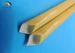 F class Polyurethane fiberglass Sleeving Oil Resistant for Electric Cable