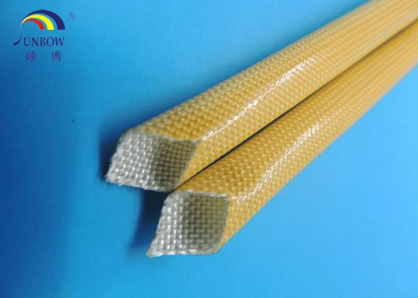 F class Polyurethane fiberglass Sleeving Oil Resistant for Electric Cable
