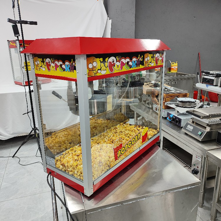 Industrial Caramel Double Pot Popcorn Machine Commercial Popcorn Maker for Your Event