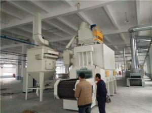 China Aluminum Pan Wire Mesh Belt Shot Blasting Equipment Polishing Machine wholesale