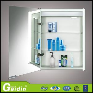 China Glass Mirror Modern Bathroom Cabinet Vanity with light wholesale