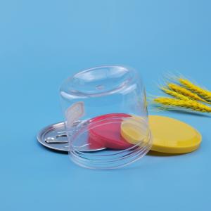 China 340ML Peanuts Plastic Food Cans With Aluminum Easy Open End wholesale