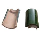 Dark Green Asian Style Roof Tiles Perfect for Antique Building Materials in