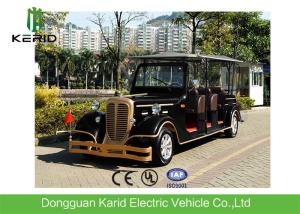 China Comfortable 11 Seats Pure Electric Vintage Cars Tourist Vehicles With AC System wholesale
