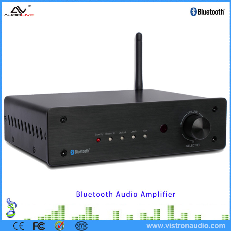 2 Channel Solid Audio Power Amplifier Bluetooth Pre Amplifier Home Stereo Audio Power Amp