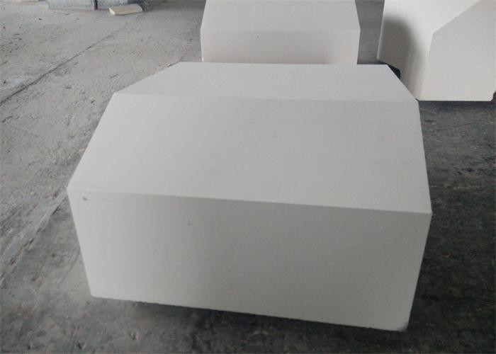 Fused Cast A High Alumina Refractory Brick For Throat / Dam / Conner
