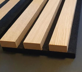 Oak MDF Wood Polyester Felt Acoustic Wall Sound Insulation Panel with Melamine Finish