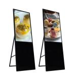 43 Inch Foods Menu Display Portable Advertising Display Digital Signage Kiosk