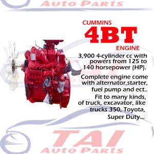 China 4BT 3.9L Complete Truck Engine For Cummins Truck Engineering Machinery wholesale