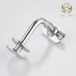 Customized Stair Parts Stainless Steel Wall Mounted Circular Pipe Handrail