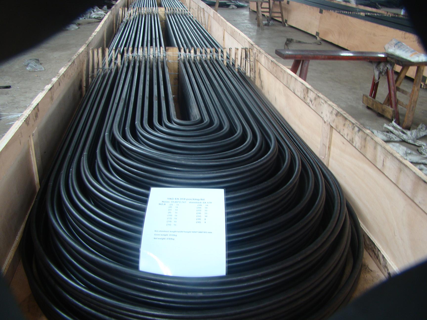 china Seamless Steel Tubes SA192 U tubes Heat Exchanger and Shell Tubes