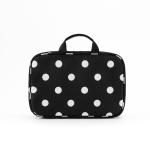 Wave Point Print Polyester Travel Toiletry Bag