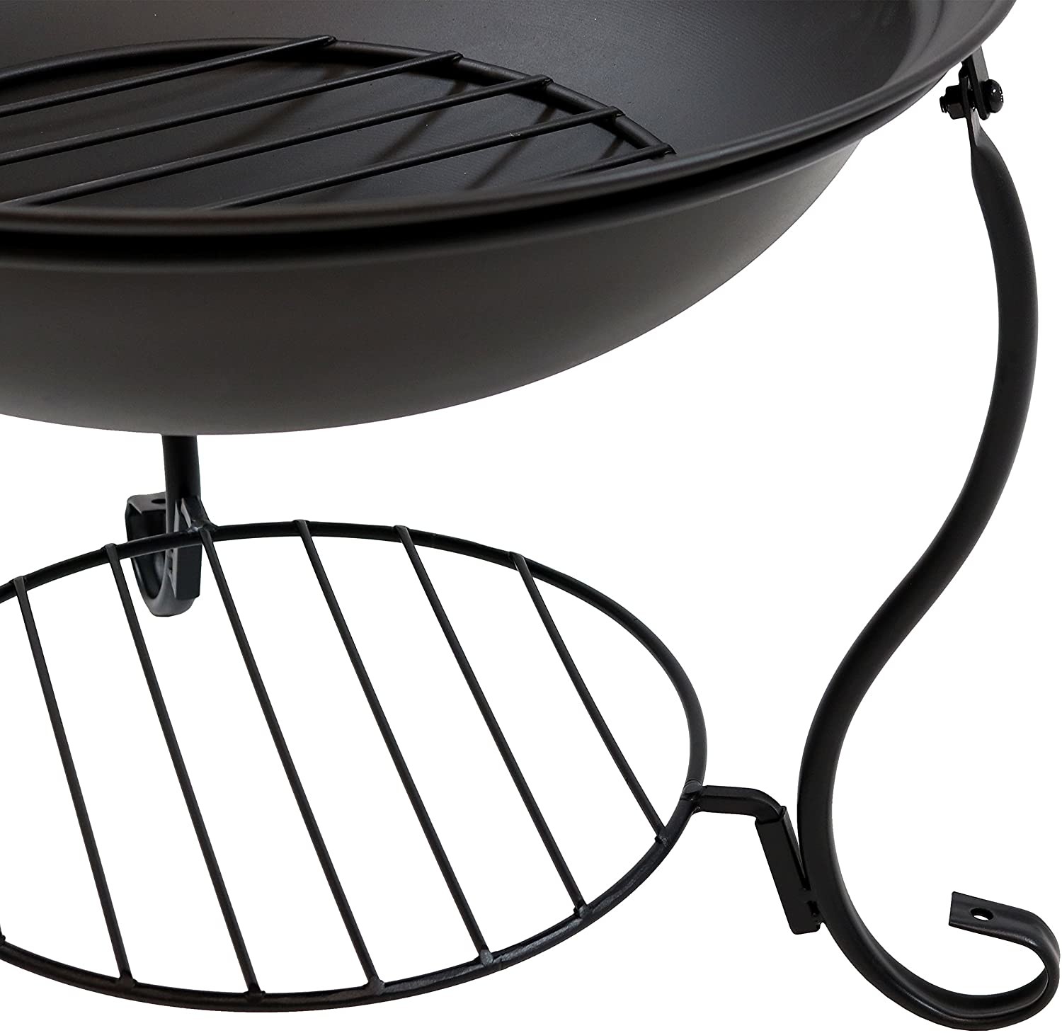 Rectangular Outdoor BBQ Charcoal Burning Fire Pit Portable Small Size