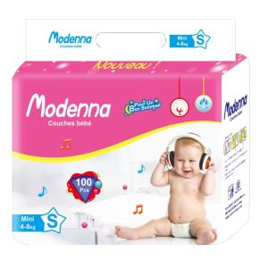 China Soft Breathable Disposable Baby Diaper Cotton Sleepy High Absorption wholesale