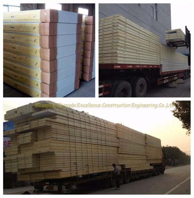 Cold Storage Room Metal Sandwich Panels Warehouse Pu Sandwich Panel