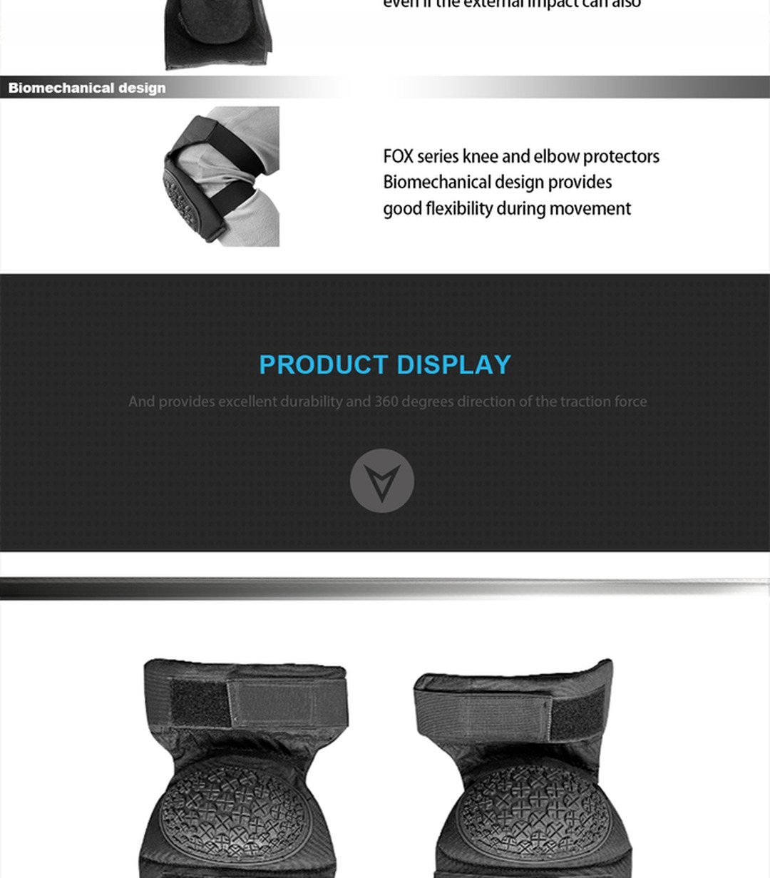 One Size Adjustable Thick Elbow and Knee Pads for Body Protection Gear